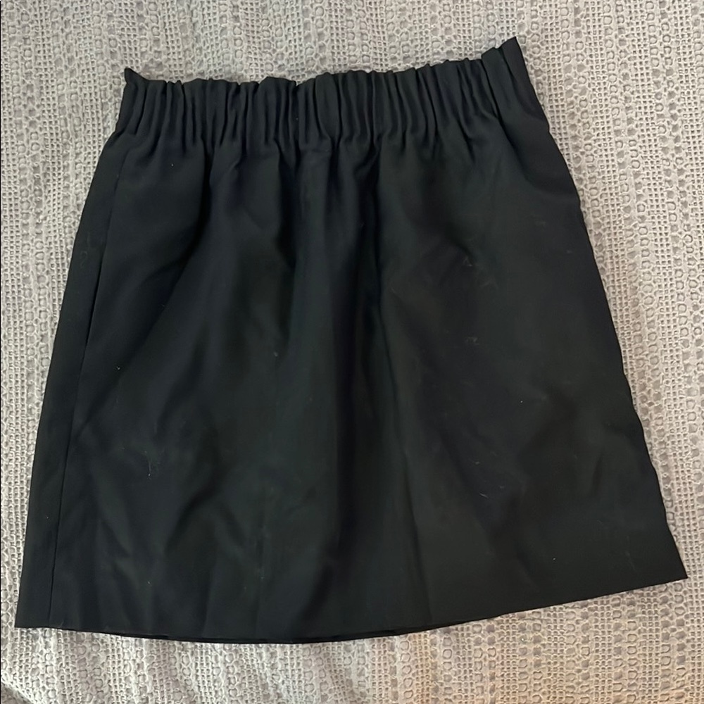 J. crew Black stretch waist Skirt